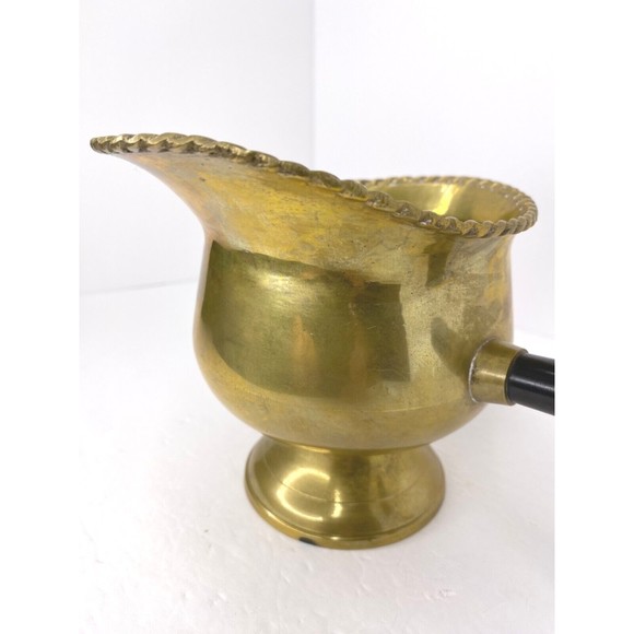 Vintage Unique Brass PWF Solid Brass India Pot/Server - Picture 5 of 11